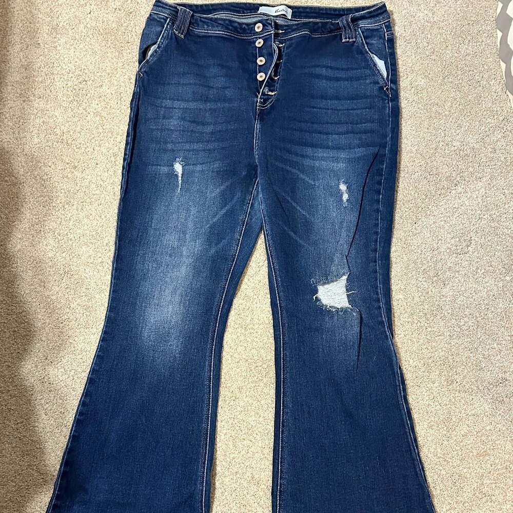 KanCan High Rise Flare Jeans